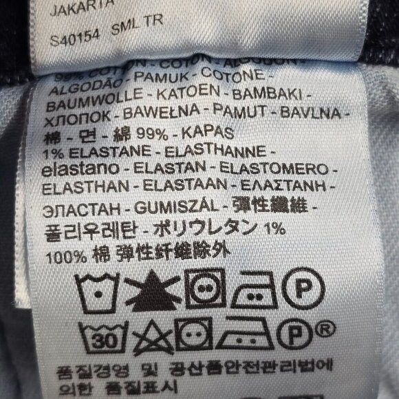 Levi’s 511 Jeans Men 33×32 (Fits 30×29.5)‎ Dark Blue Slim Straight Stretch Denim - Picture 6 of 14